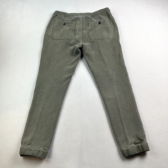 Taylor Stitch Apres Olive Green Sweatpants - Picture 4 of 11